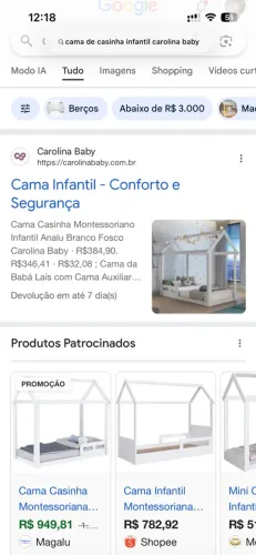 Cama casinha