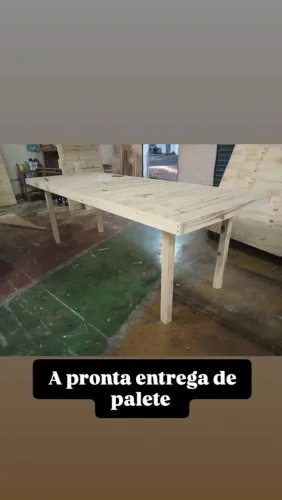 Mesa de madeira palete 2,20x0, 90 