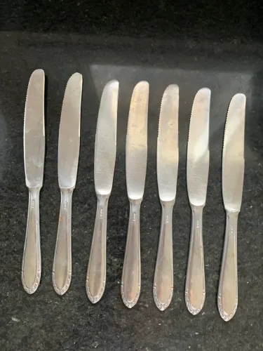 7 facas de inox meridional