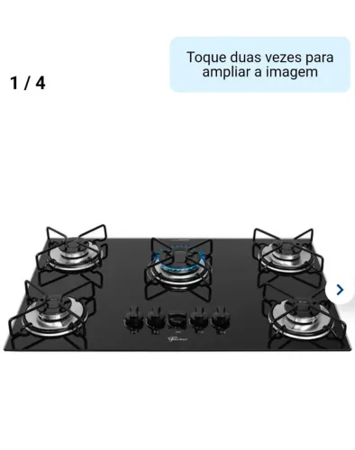 Cooktop 5 bocas