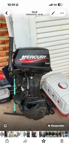 Motor popa 15hp mercury super 