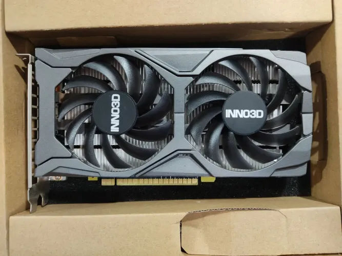 Placa de vídeo GTX1650 4GB Twin X2 OC Inno3D