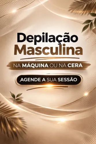Depilação cera e máquina 