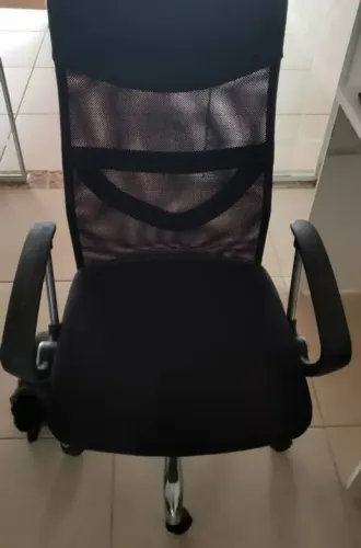 Cadeira de Escritório Giratória Preta