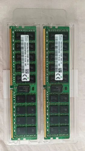 Vendo 32 gb de memória DDR4 ecc (2 pentes de 16gb)