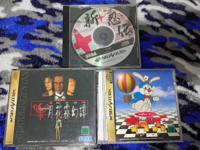 Kit de jogos sega saturn