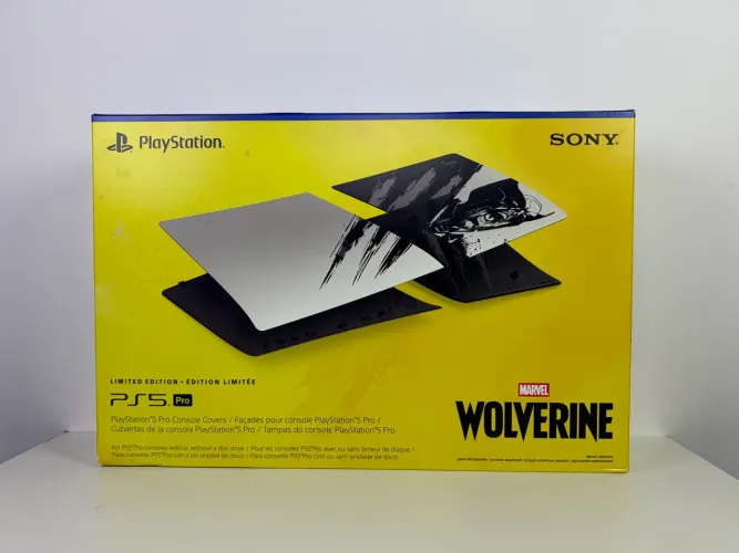 Tampas para Console PS5 Pro Sony Marvel's Wolverine Edição Limitada Adamantium