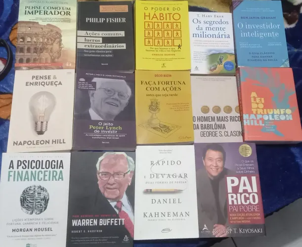 Livros sobre investimentos e negócios