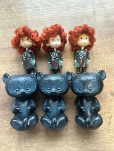 Bonecos irmãos merida a princesa valente Disney 