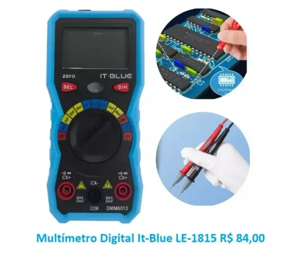 Capacímetro Digital It-Blue LE-1815