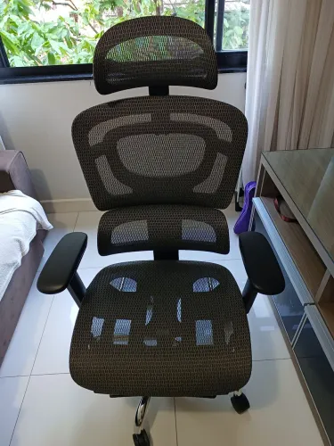 Cadeira De Escritório Ergonômica Mônaco Bt07 Laudo NR-17