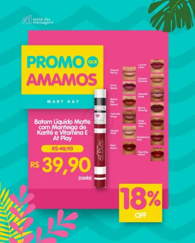 Mary Kay Produtos em promoção
