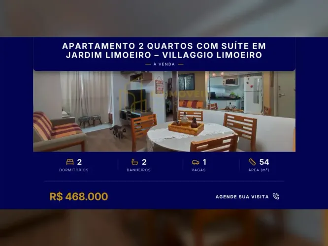 Apartamento em Jardim Limoeiro: Lazer de Clube e Conforto para Sua Família!