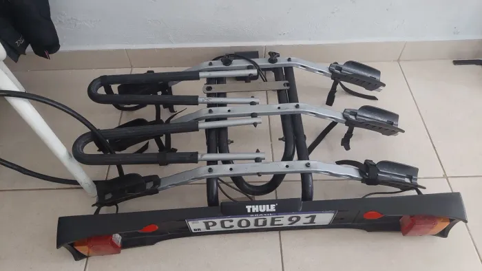 Transbike thule para 3 bicicletas aceito cartão
