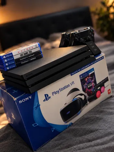 Ps4 pro mais psvr completo (oportunidade)