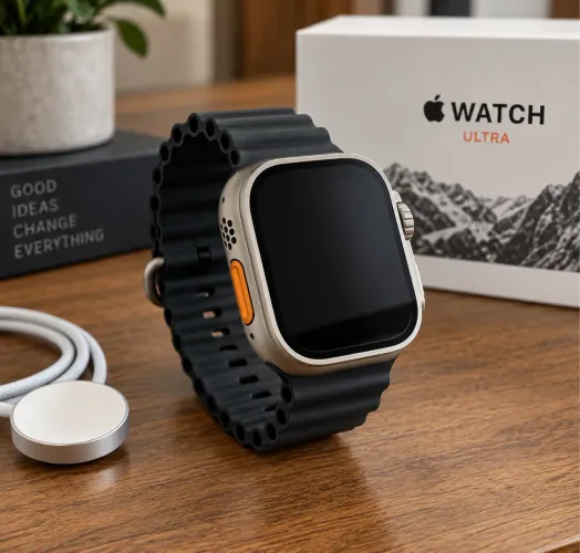 Apple Watch Ultra 1 49mm Titânio GPS + Cellular Excelente Estado