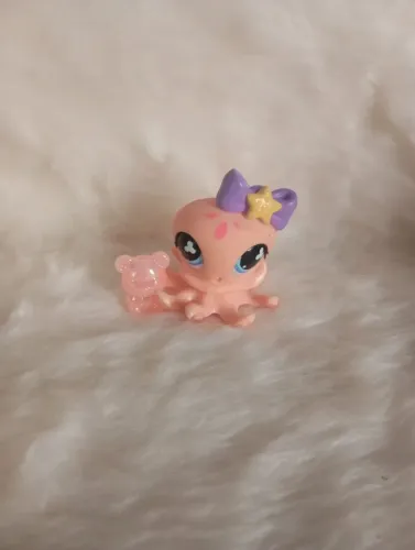boneco littlest pet shop polvo #513