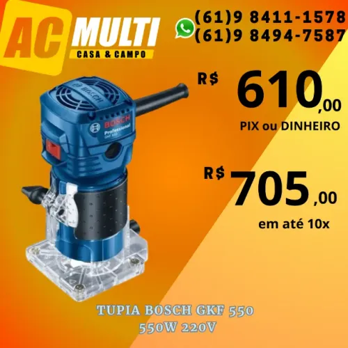 Tupia Bosch GKF 550 550W 220V