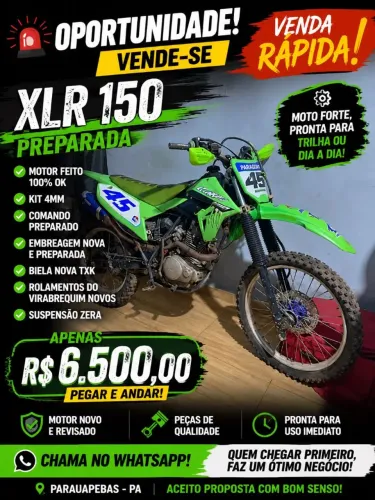 Moto pra trilha motor. Novo