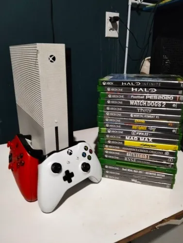 Xbox one S 500 gb, de cor branca