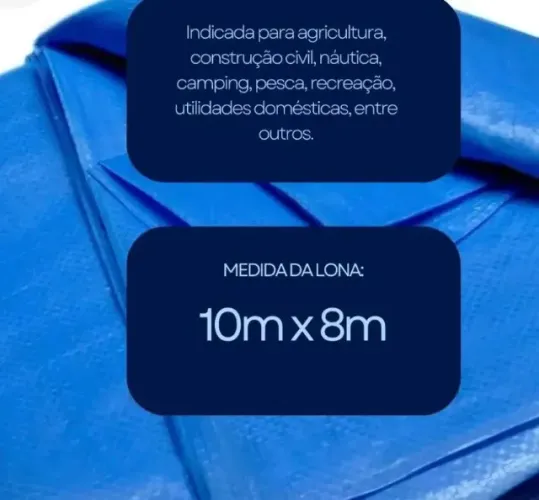 Lona polietileno 10x8m