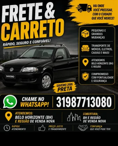 Pequenos Carretos e Fretes