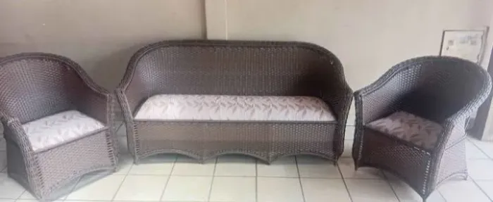 Sofá de fibras, estilo indiano, lindo!!!