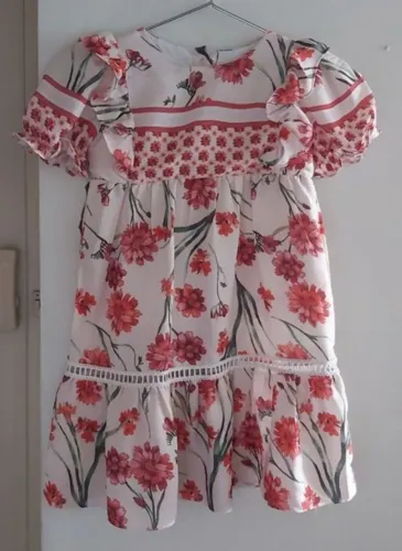 Vestido infantil estampado 2/3anos