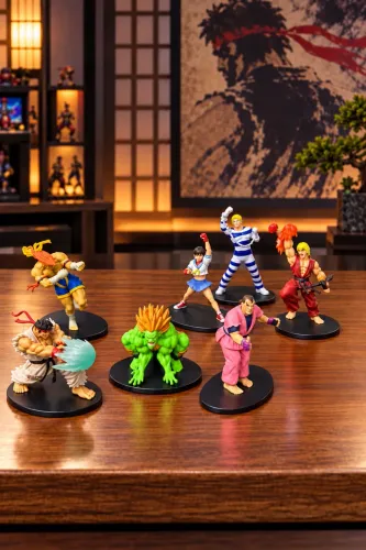 Lote 7 personagens Street Fighter Planeta Dagostini