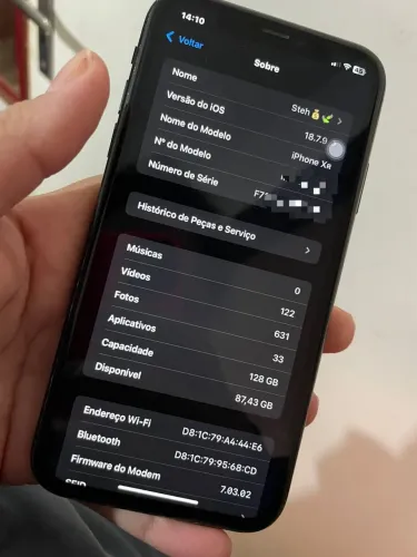 Iphone xr 128 leia anuncio 