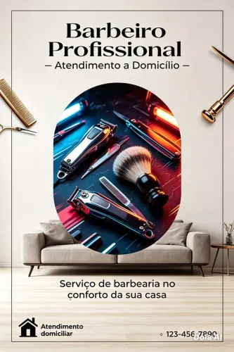 Barbeiro profissional A Domicílio?