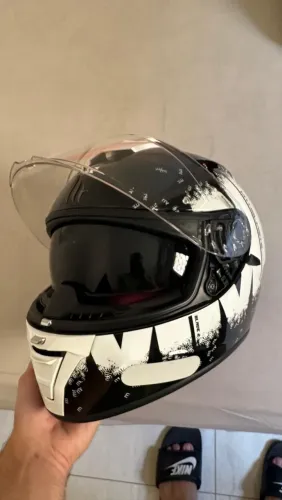 Capacete MT SV Blade 2 Oberon Branco/Preto Tamanho 58