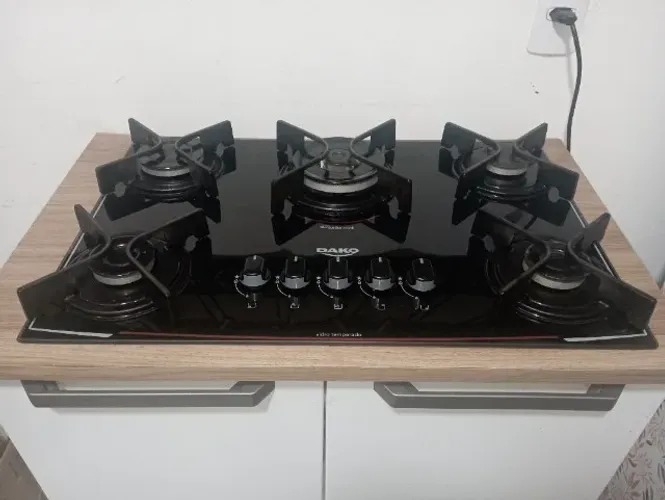 Cooktop 5 bocas DAKO + Suporte 2 portas