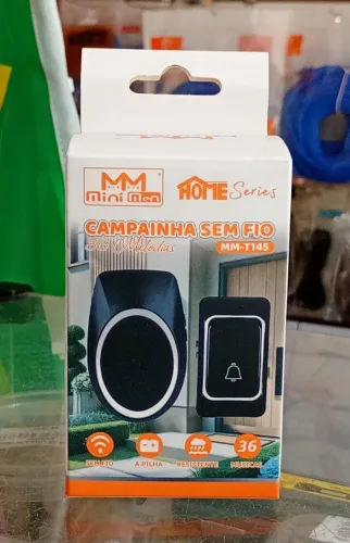 Campainha Sem Fio Residencial 36 Melodias - Novo