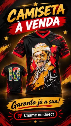 CAMISA DO LULA PROMOÇÃO RELÂMPAGO R $20