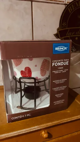 Conjunto para Fondue Brinox 7 peças 