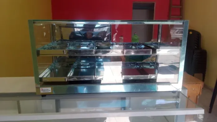 Estufa Dupla de Inox para Salgados  10 Bandejas | 110V | Semi Nova!