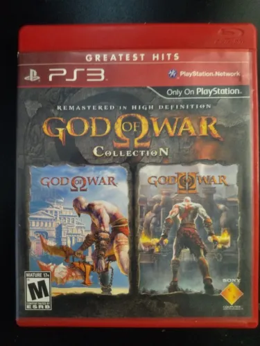 Jogo God of War Collection (Greatest Hits) RARO PS3 ORIGINAL MIDIA FISICA