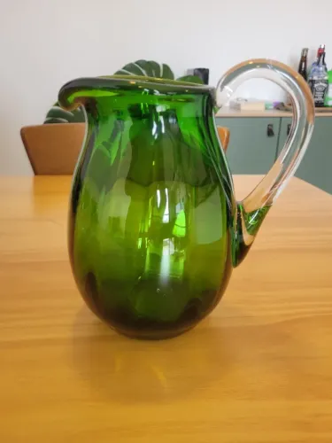 Jarra - Vidro Verde - Cristais Hering