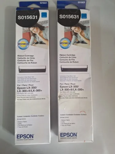 Kit c/ 2 Fitas p/ impressora matricial Epson