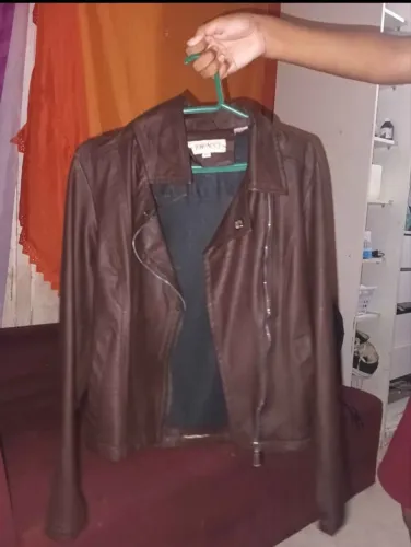 Jaqueta de couro