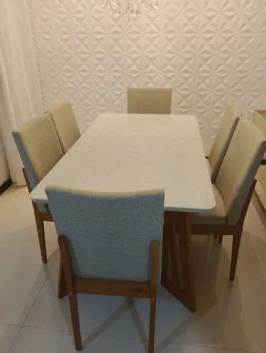6 cadeiras madeira maciça sem mesa