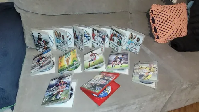 Coleção de Jogos FIFA - 08 ao 17 - PES 2011 E 2013  (PS3)