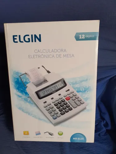 Calculadora eletrônica de mesa MR6125 ELGIN