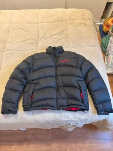 Jaqueta Puffer Timberland Preta Original - Bom Estado