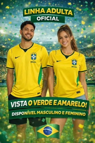 Blusa Brasil Modelo Oficial 