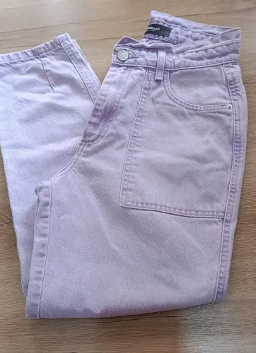 CALÇA JEANS LILÁS DAMILLER CONSERVADA