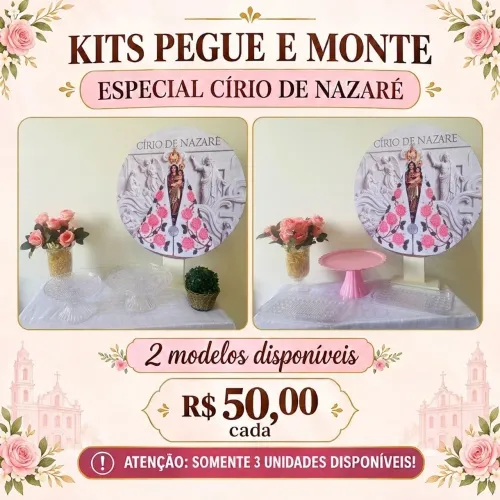 Pegue e monte Círio de Nazaré