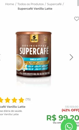 SUPER CAFÉ NOVO - LACRADO