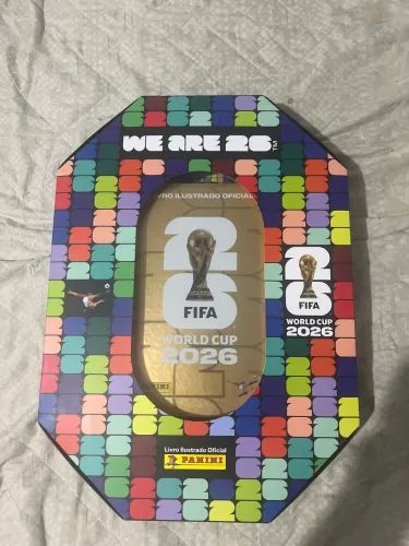 Kit exclusivo estádio álbum FIFA copa do mundo 2026 edição limitada